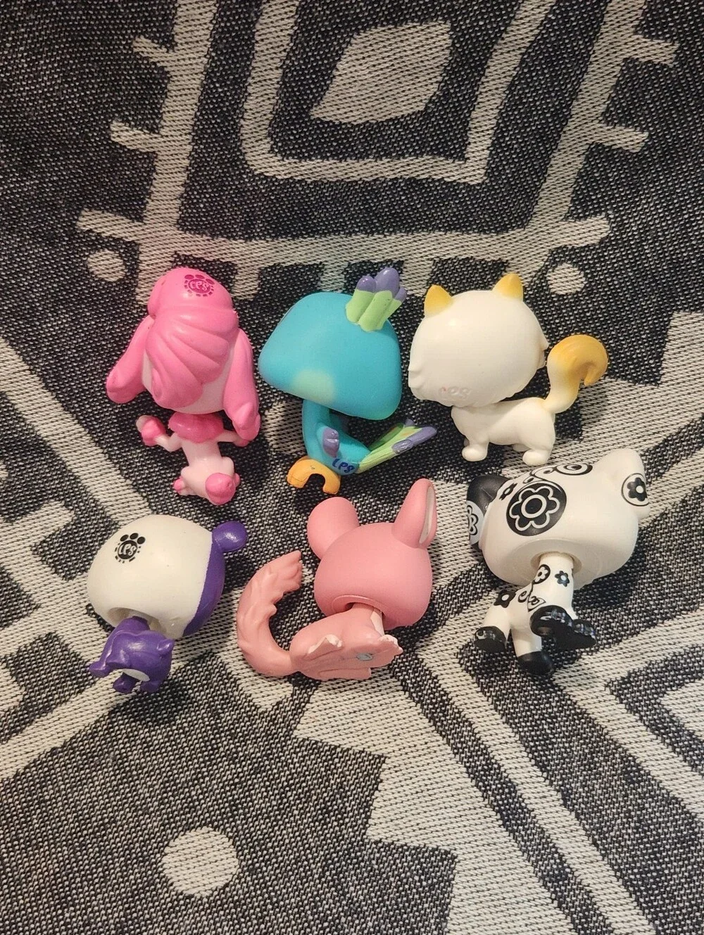Lot of 6 TLC Littlest Pet Shop LPS #3903 #599 #1613 #1-103 #869 #3847